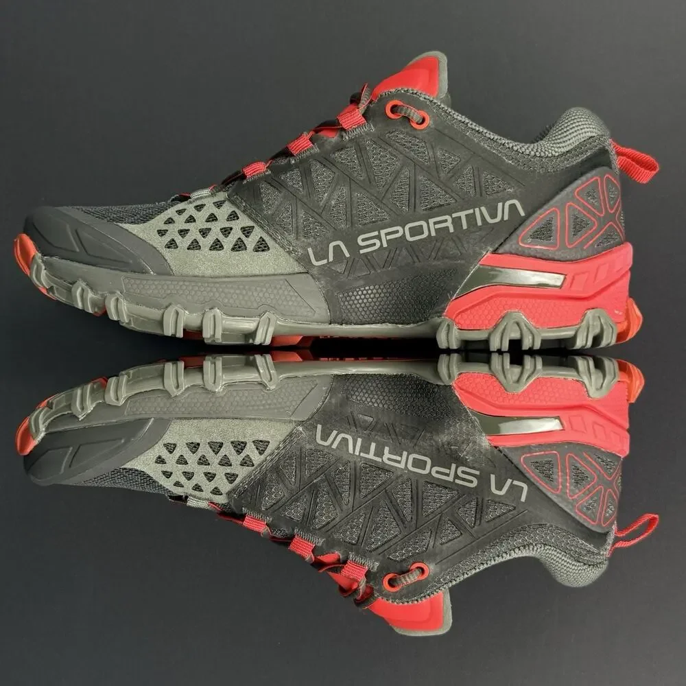La Sportiva Bushido II Womens Size 7 Carbon Orange Trail Running Shoes EU 38